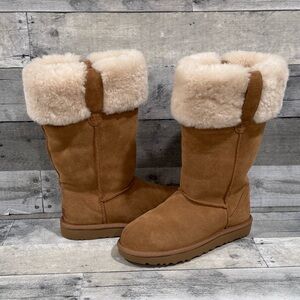 UGG Suhenny Tall Boots - Chestnut - Size - 7.US
